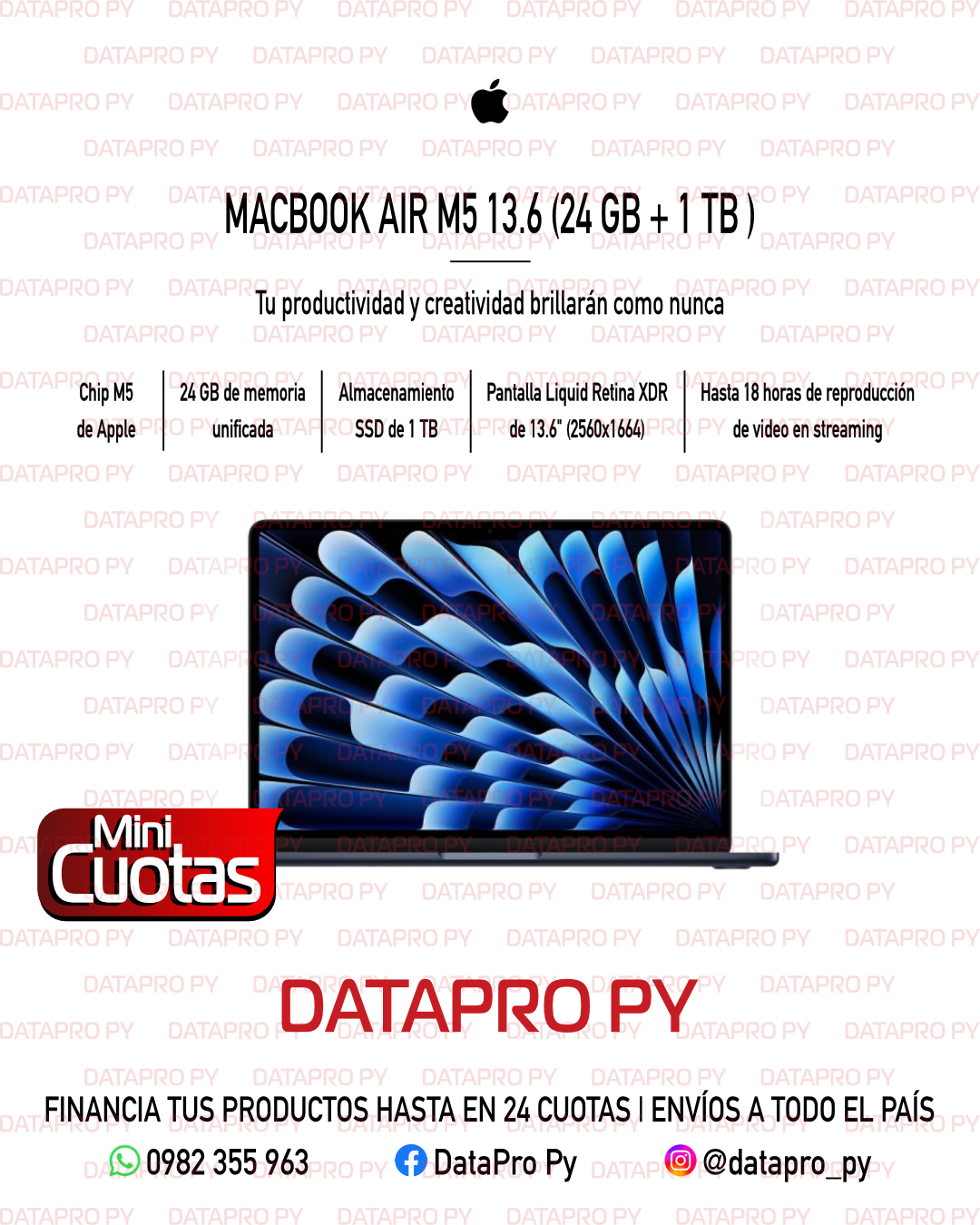 MacBook Air M5 13.6” (24 GB + 1 TB)